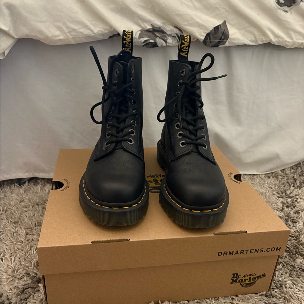 Dr. Martens Bex Pisa Leather Lace Up Boots